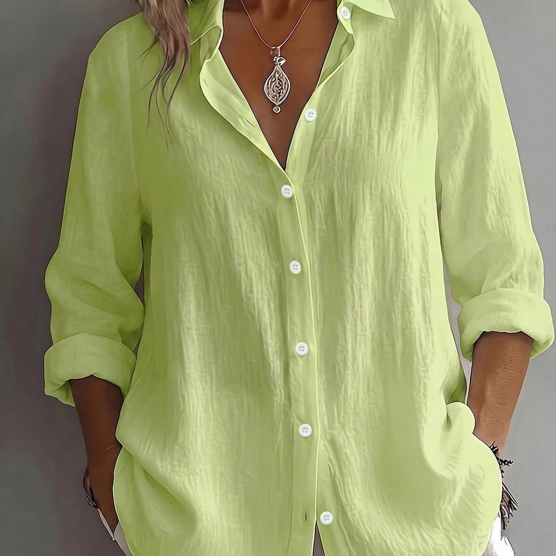 The Eleanor Linen Button Shirt