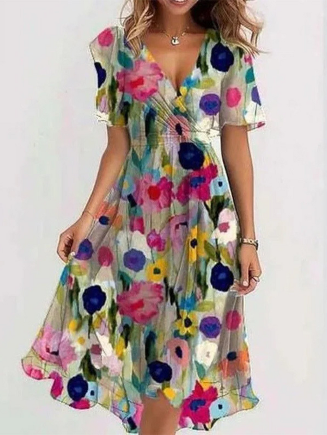 Summer Dress With Belly Cover