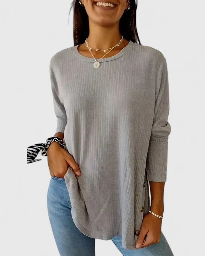 Annie | Elegant Crew Top