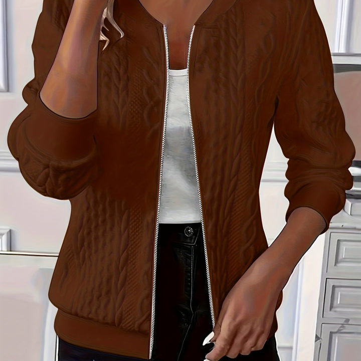 Elegant Zip Jacket – Fall/Winter Essential