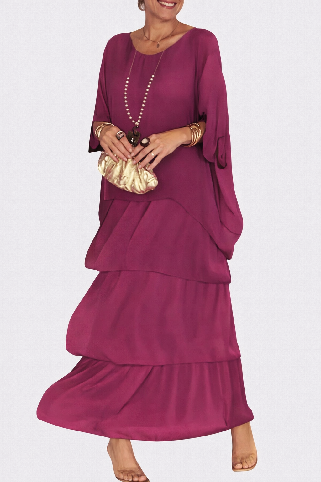 Clara | Long and Flowing Elegant Dress
