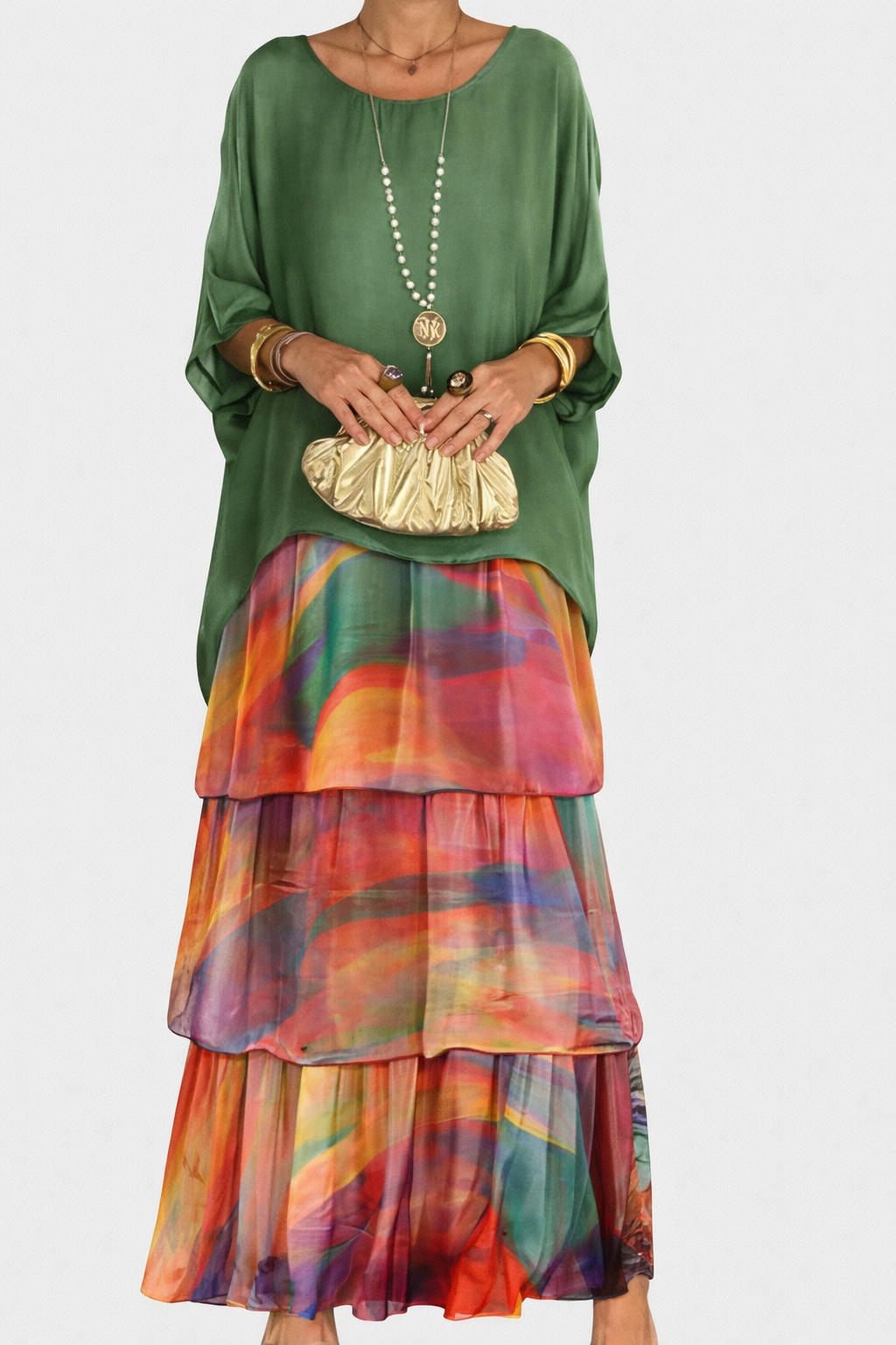 Clara | Long and Flowing Elegant Dress