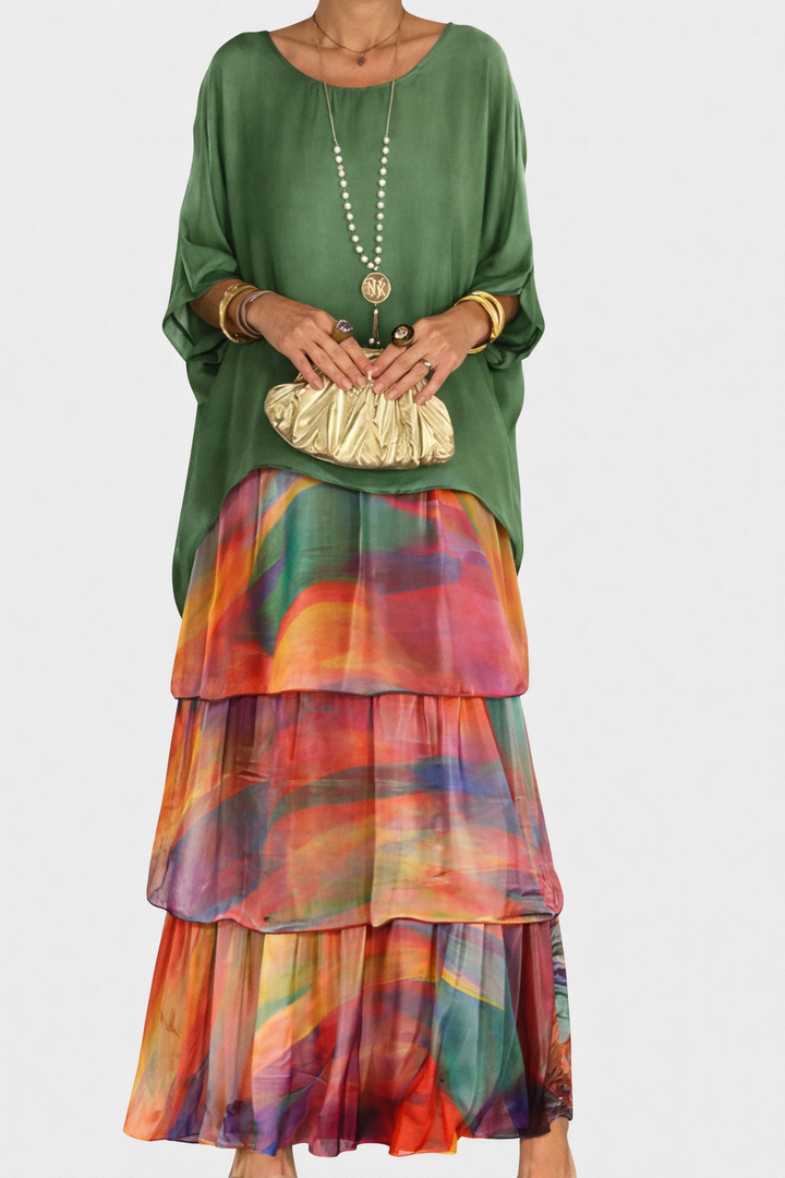 Clara | Long and Flowing Elegant Dress