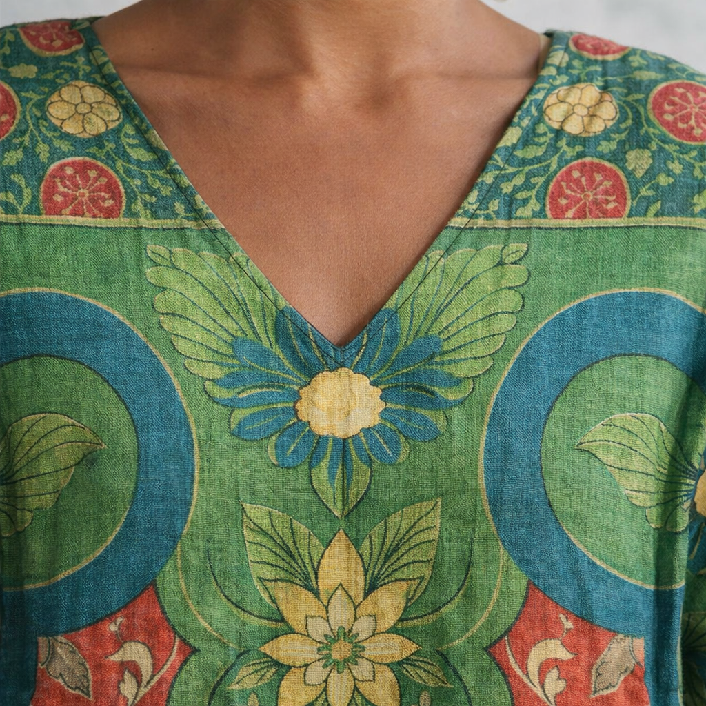 Judith | Vintage Floral Maxi Dress
