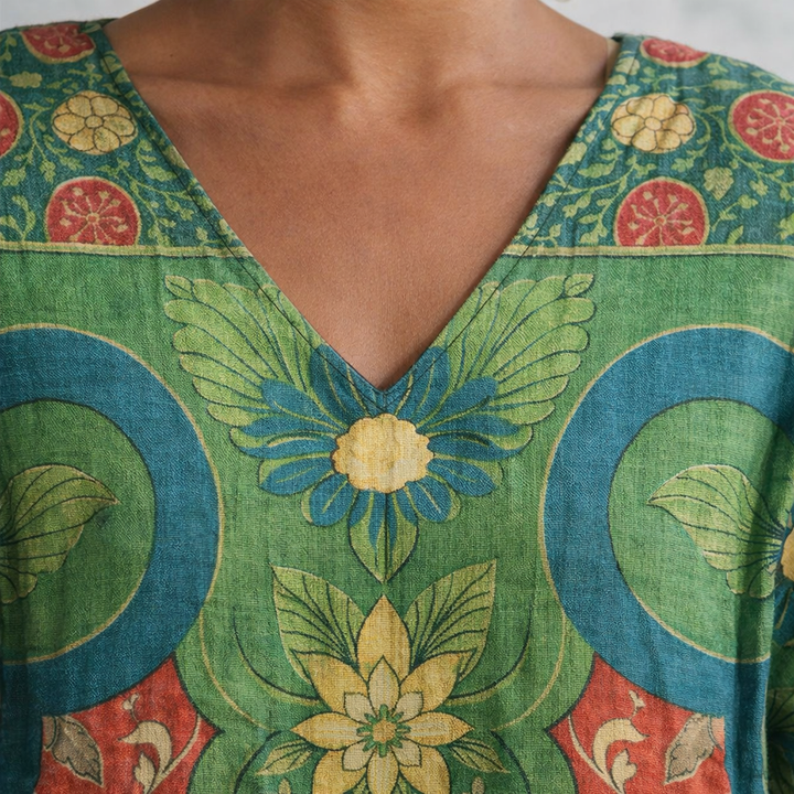 Judith | Vintage Floral Maxi Dress