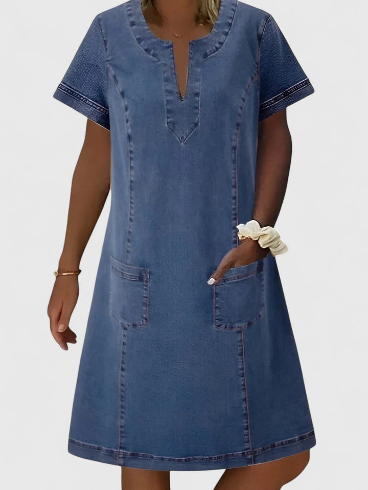 Spring Denim Shirt Dress