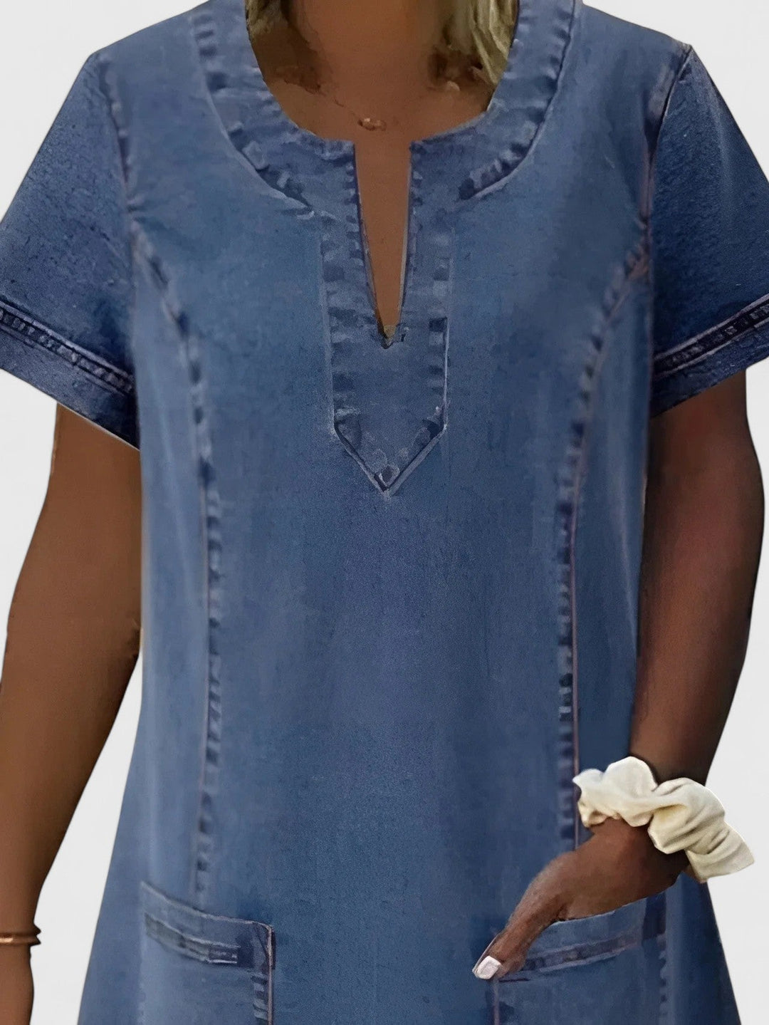 Spring Denim Shirt Dress