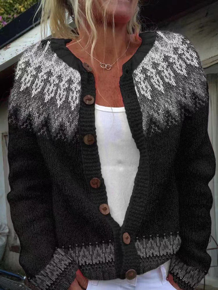 Nevaeh | Vintage Icelandic Wool Cardigan