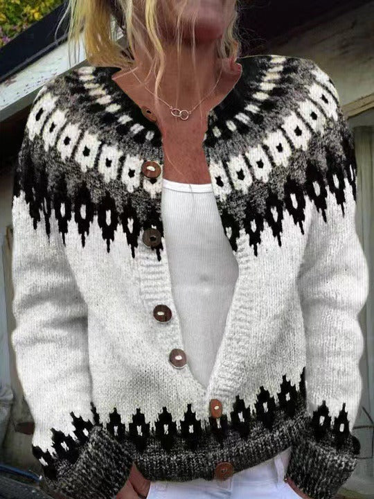 Alexa | Vintage Icelandic Wool Cardigan