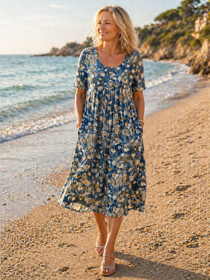 Harper | Elegant Dress with Tummy Coverage