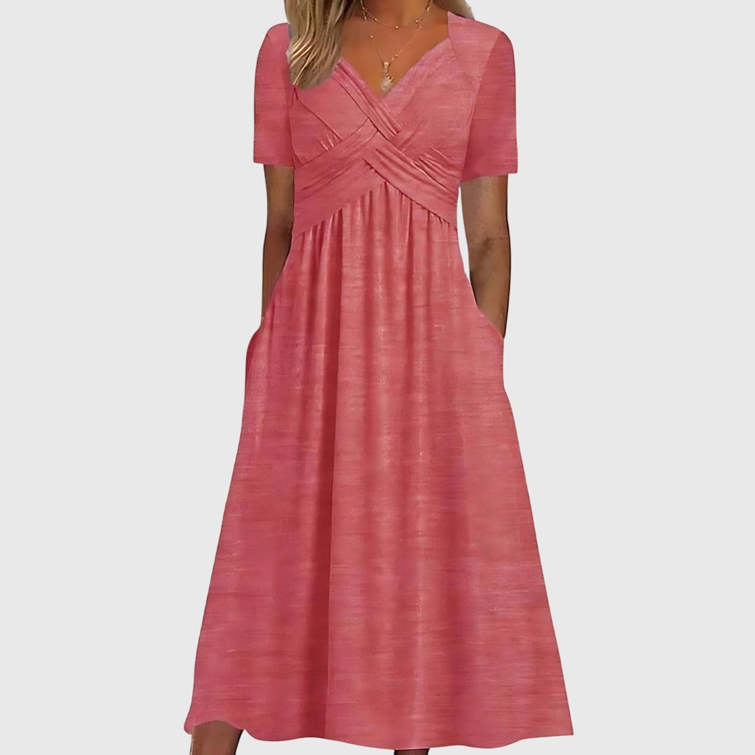Midi Dress with Tummy Control.