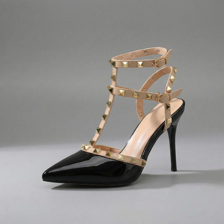 Clara Studded Pump Heel