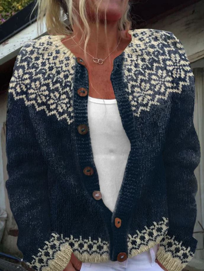 Hadley | Vintage Knitted Wool Cardigan