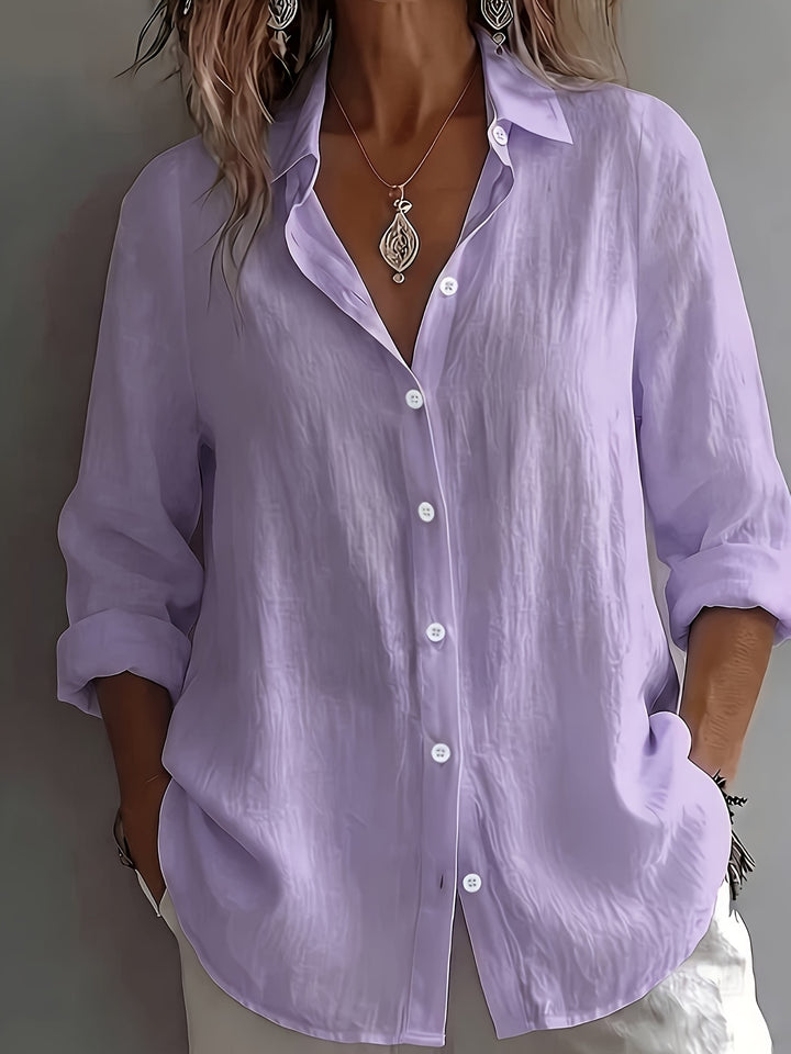 The Eleanor Linen Button Shirt