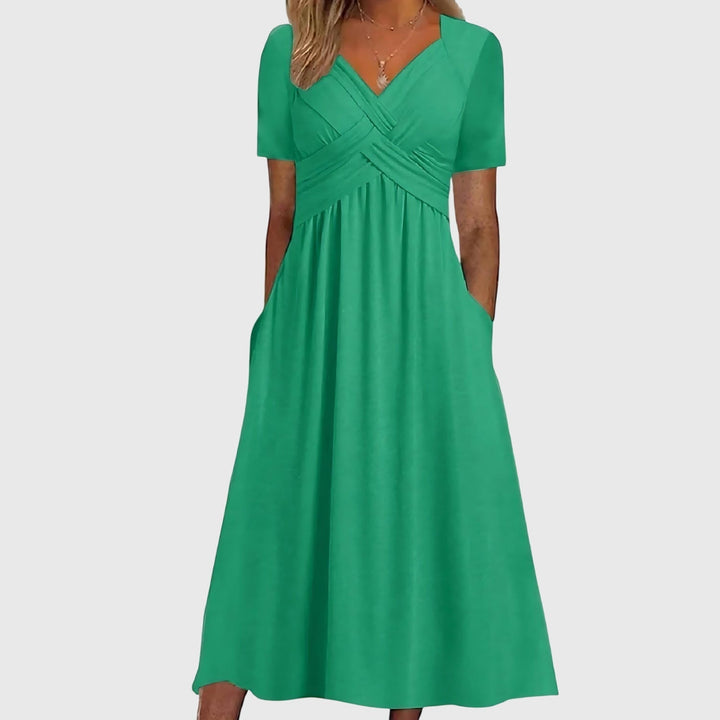 Midi Dress with Tummy Control.