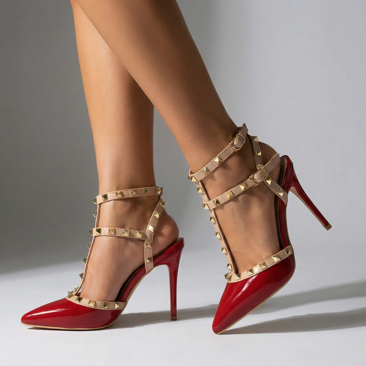 Clara Studded Pump Heel
