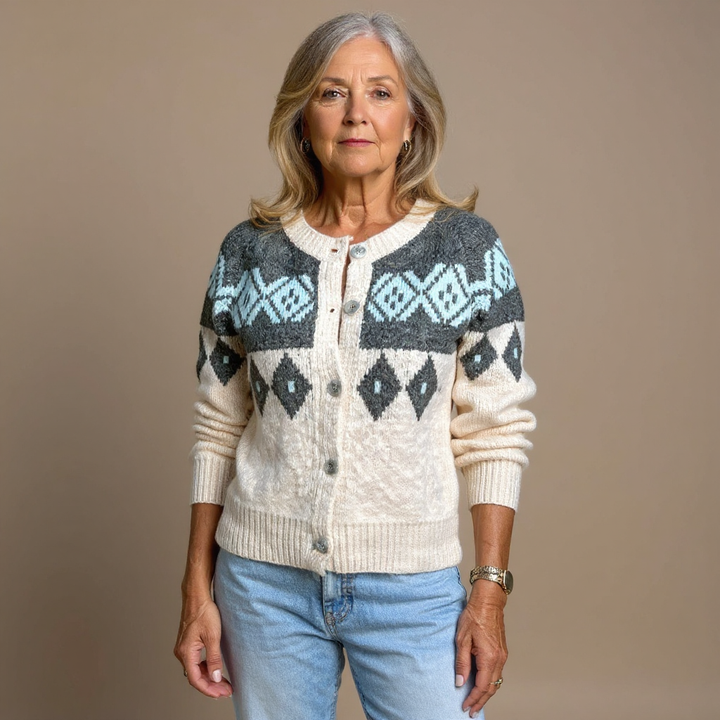 Annie | Vintage Icelandic Wool Cardigan