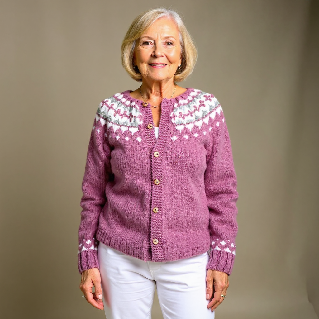 Maya | Vintage Icelandic Wool Cardigan