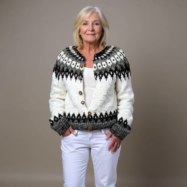 Alexa | Vintage Icelandic Wool Cardigan
