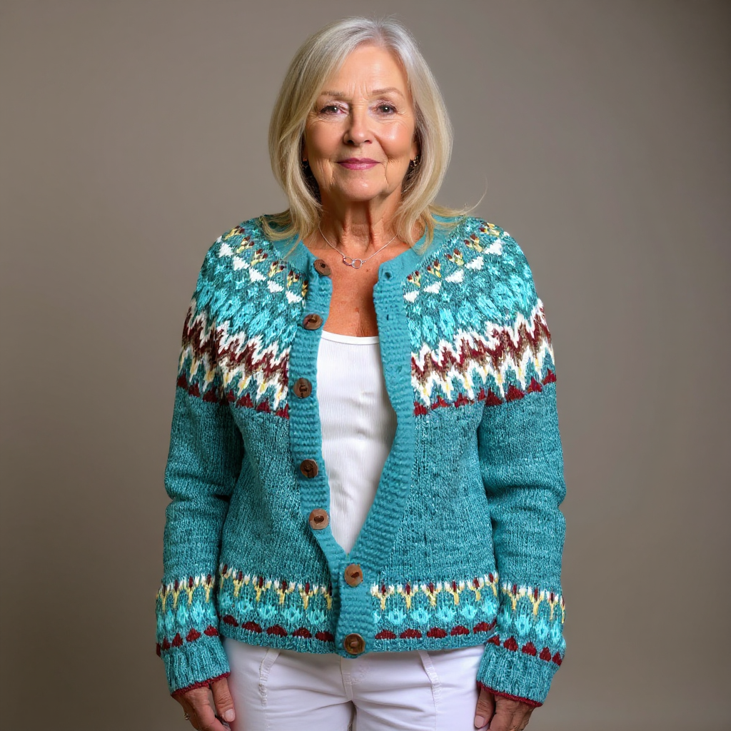 Serenity | Vintage Icelandic Wool Cardigan