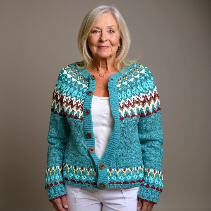 Serenity | Vintage Icelandic Wool Cardigan