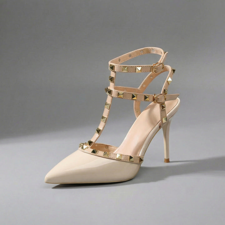 Clara Studded Pump Heel