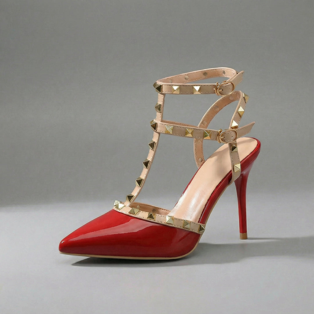 Clara Studded Pump Heel